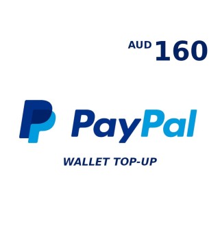 PayPal Wallet AUD 160 Top Up Key GLOBAL